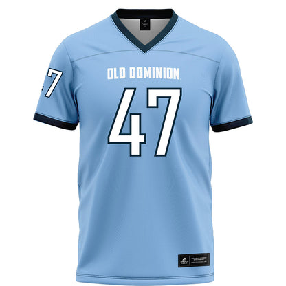 Old Dominion - NCAA Football : Ashten Dunman - Light blue Football Jersey-0