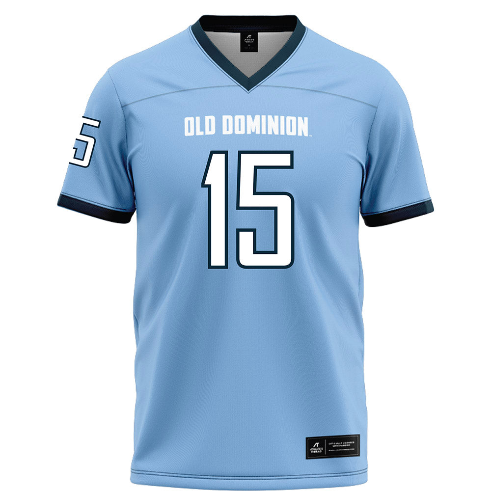 Old Dominion - NCAA Football : Gabe Dombek - Light blue Football Jersey-0
