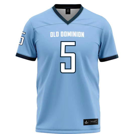 Old Dominion - NCAA Football : brandon crutchfield - Light blue Football Jersey-0