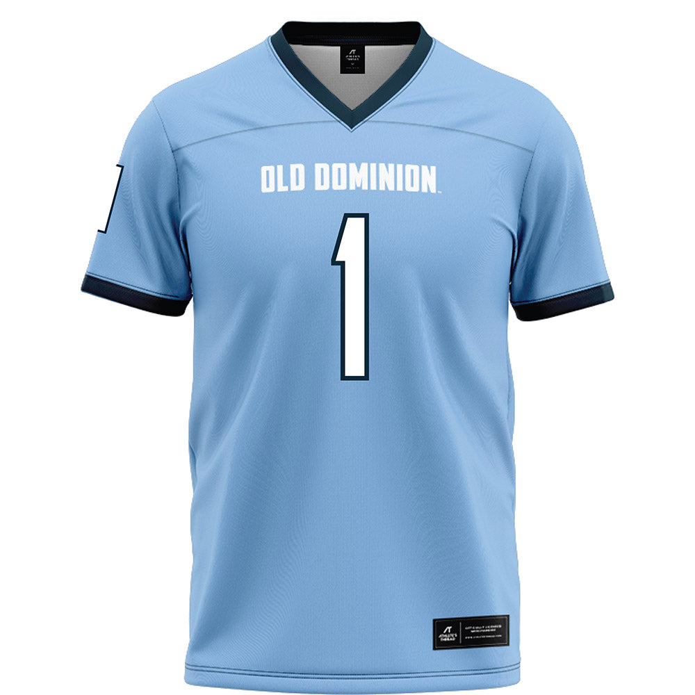 Old Dominion - NCAA Football : JJ Harrell - Light blue Football Jersey-0