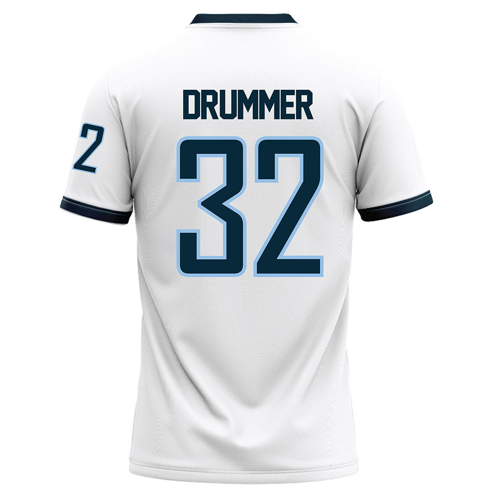Old Dominion - NCAA Football : Jamez Drummer - White Football Jersey-1