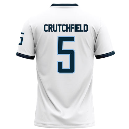 Old Dominion - NCAA Football : brandon crutchfield - White Football Jersey-1