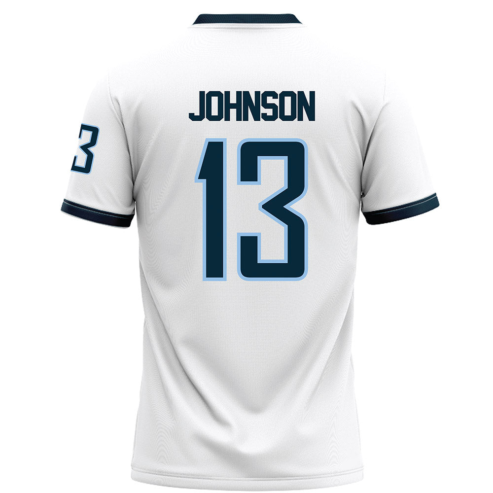Old Dominion - NCAA Football : Lonnie Johnson - White Football Jersey-1