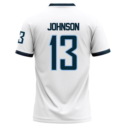Old Dominion - NCAA Football : Lonnie Johnson - White Football Jersey-1