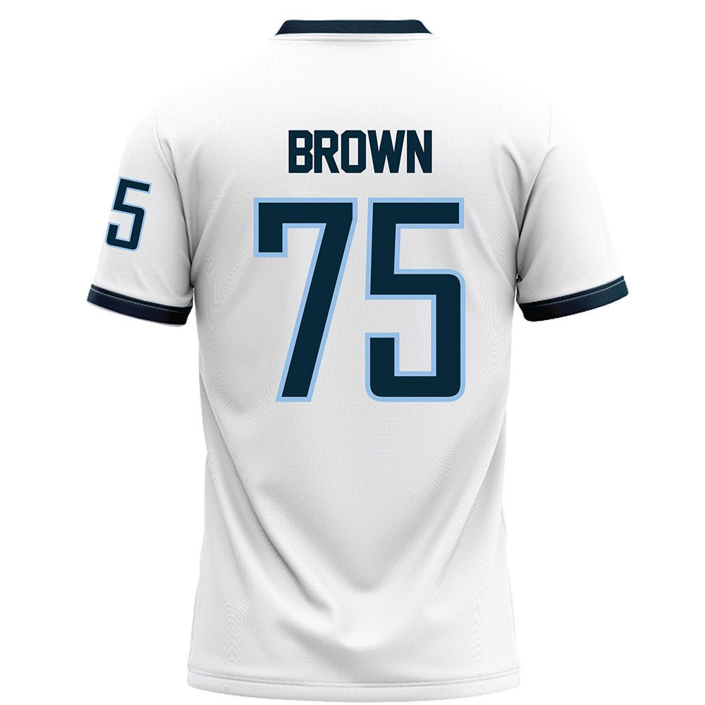 Old Dominion - NCAA Football : Demorrsion Brown - White Football Jersey-1