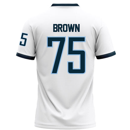 Old Dominion - NCAA Football : Demorrsion Brown - White Football Jersey-1