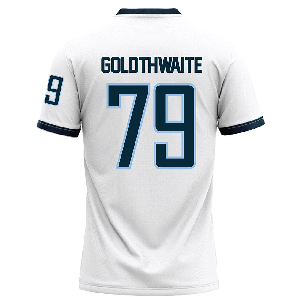 Old Dominion - NCAA Football : Raykwon Goldthwaite - White Football Jersey-1