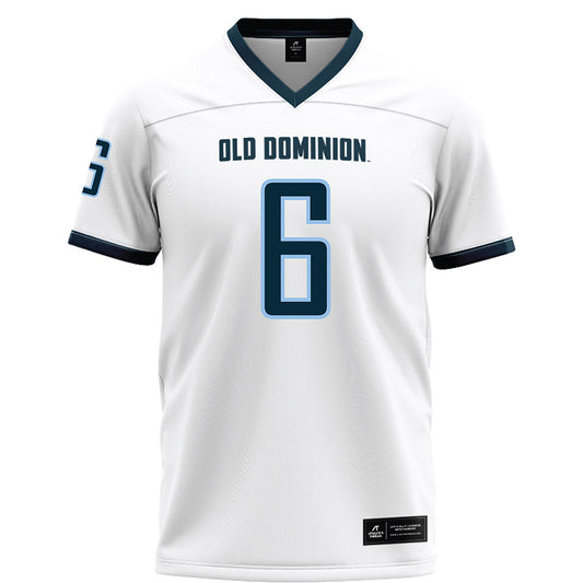 Old Dominion - NCAA Football : Montrell Chapman - White Football Jersey-0