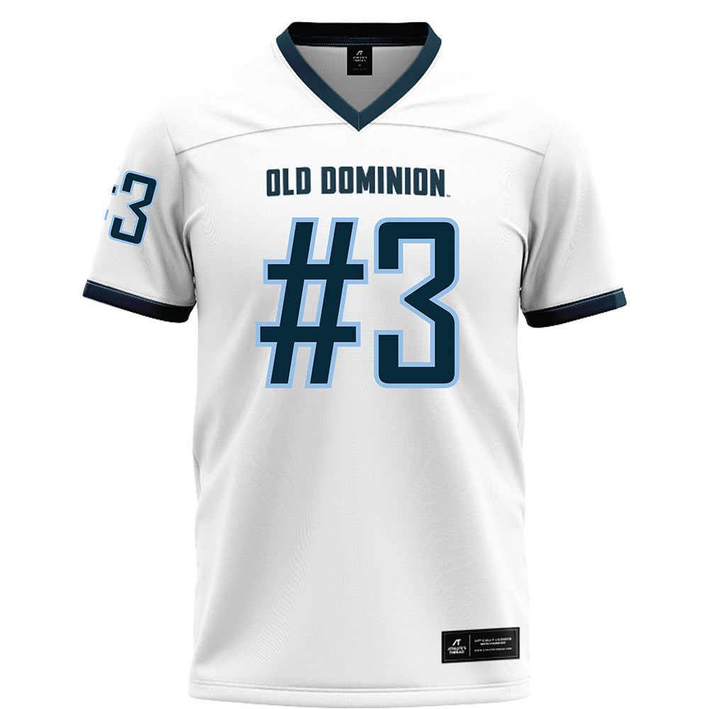 Old Dominion - NCAA Football : Devin Roche - White Football Jersey-0