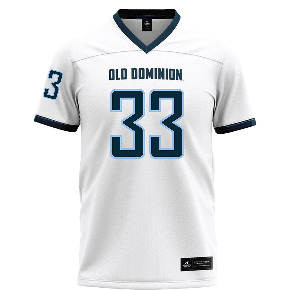 Old Dominion - NCAA Football : Shaq Leaks - White Football Jersey-0
