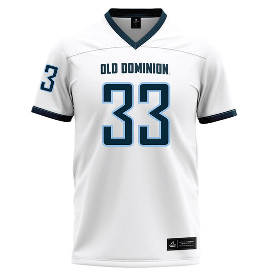 Old Dominion - NCAA Football : Shaq Leaks - White Football Jersey-0