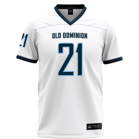 Old Dominion - NCAA Football : Eddie Guerra - White Football Jersey-0