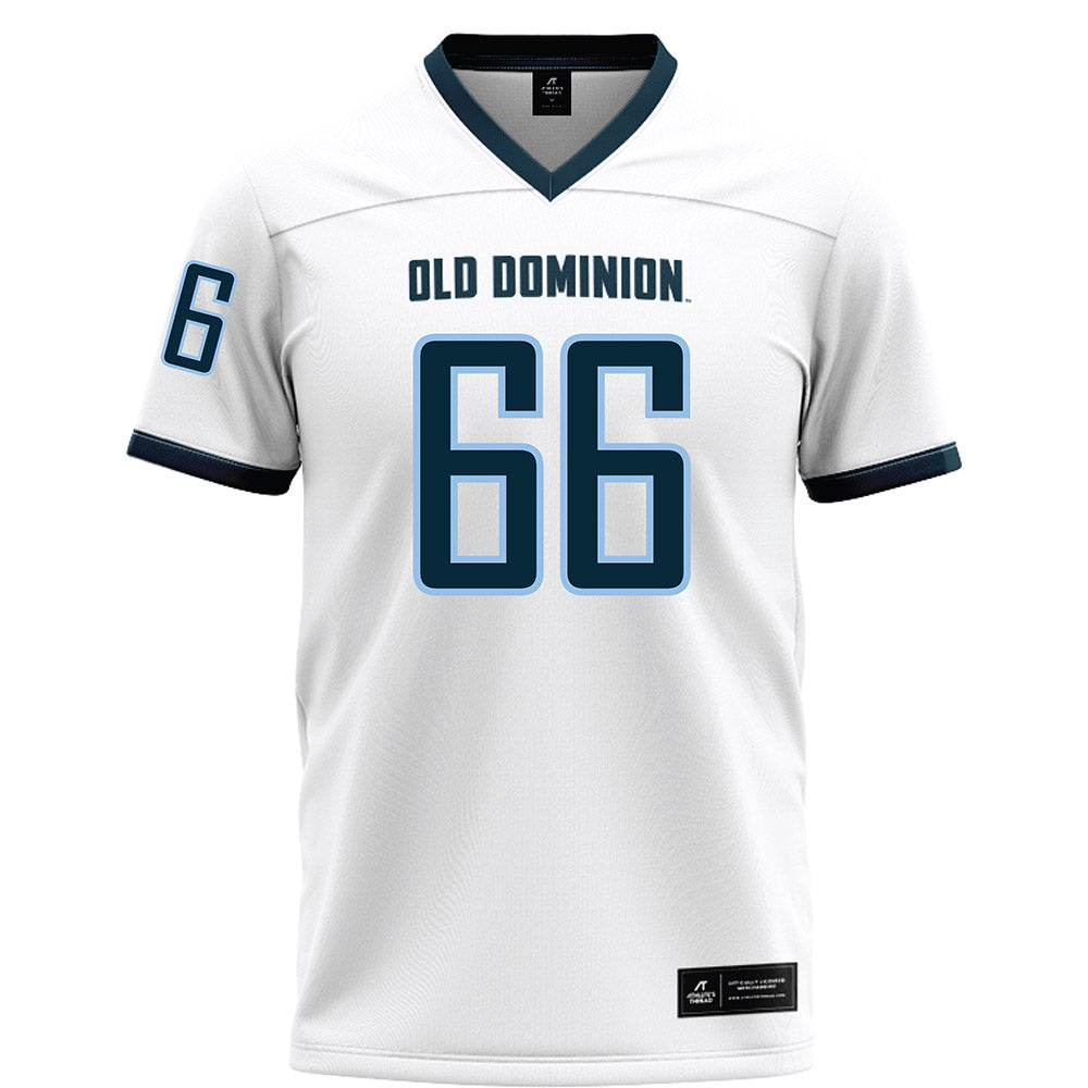 Old Dominion - NCAA Football : Mason Thrush - White Football Jersey-0