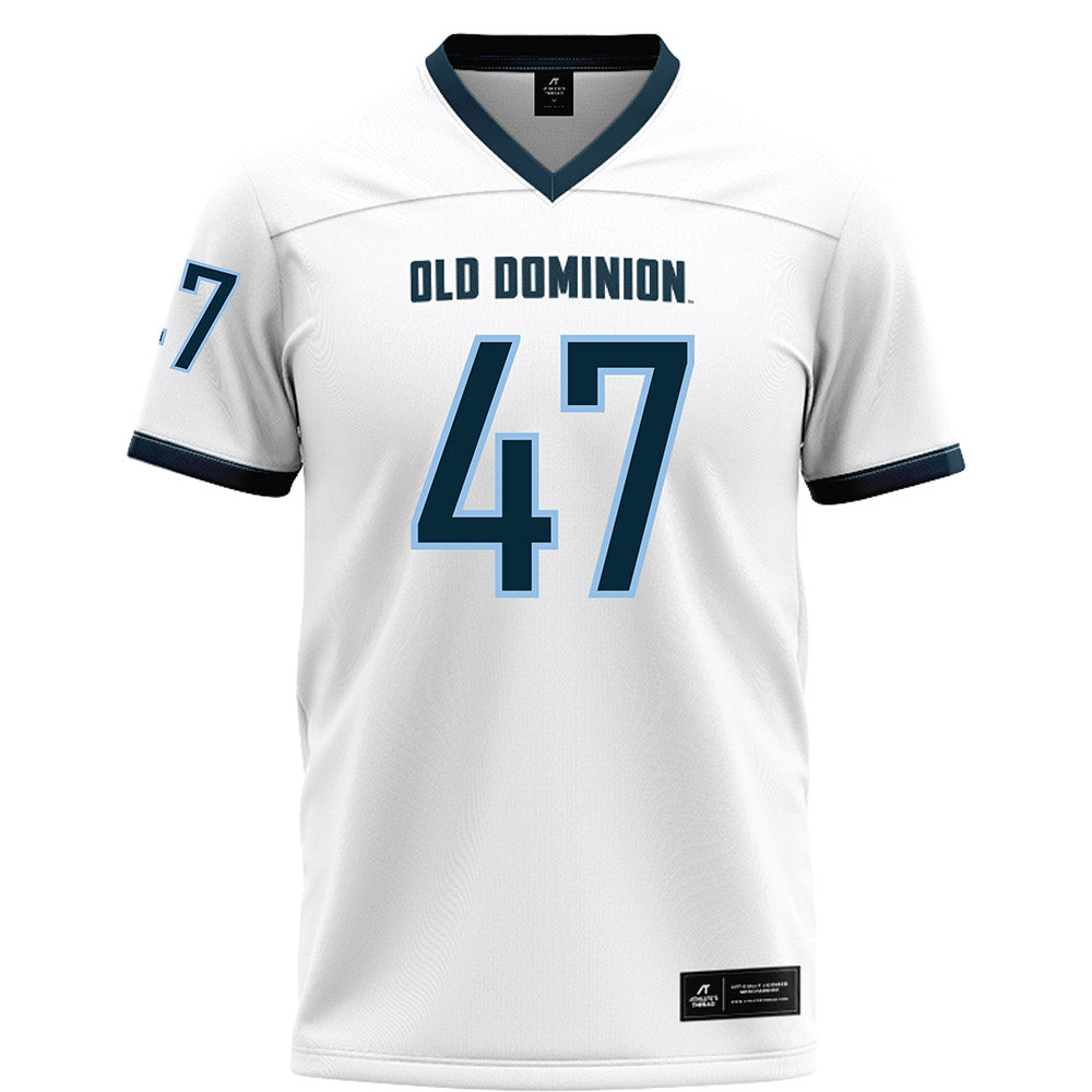 Old Dominion - NCAA Football : Ashten Dunman - White Football Jersey-0