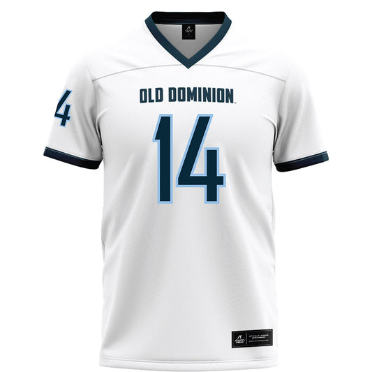 Old Dominion - NCAA Football : Zialis Blackmon - White Football Jersey-0