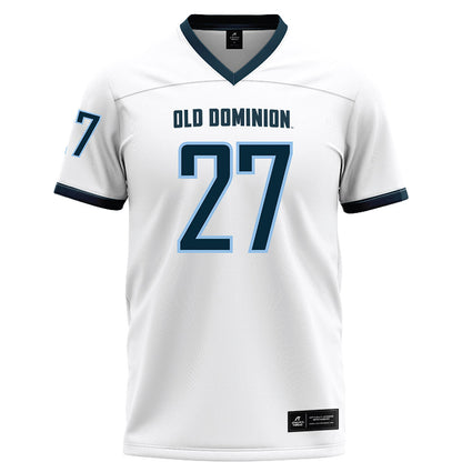 Old Dominion - NCAA Football : Kingston Gregory - White Football Jersey-0