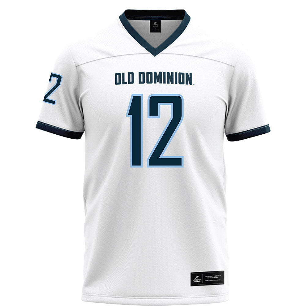 Old Dominion - NCAA Football : Asher Horn - White Football Jersey-0