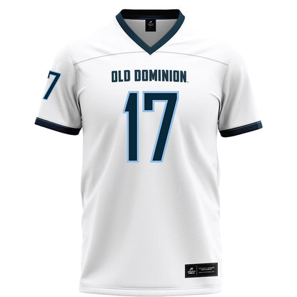Old Dominion - NCAA Football : Crystal McLilley - White Football Jersey-0