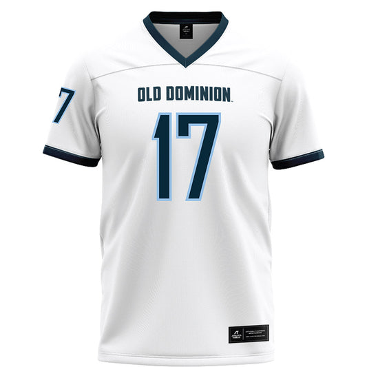 Old Dominion - NCAA Football : Crystal McLilley - White Football Jersey-0
