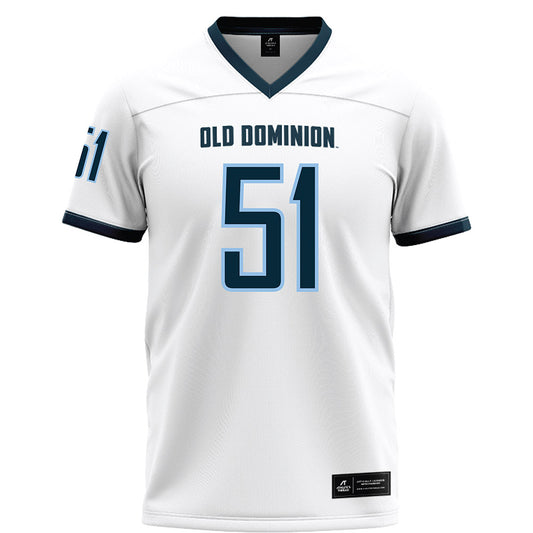 Old Dominion - NCAA Football : Idrissa Kamara - White Football Jersey-0