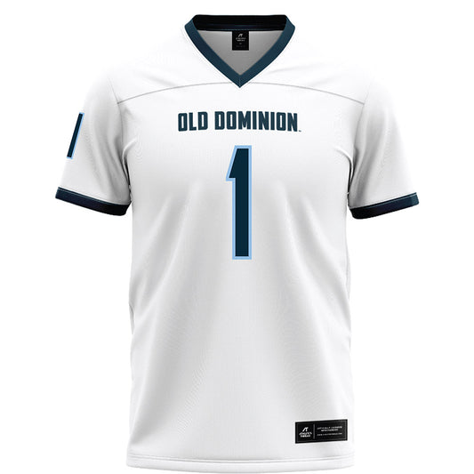 Old Dominion - NCAA Football : JJ Harrell - White Football Jersey-0