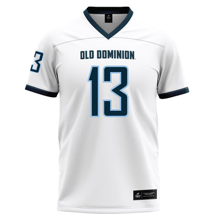 Old Dominion - NCAA Football : Sidney Mbanasor - White Football Jersey-0