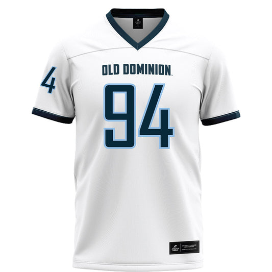 Old Dominion - NCAA Football : Lorenzo McFadden-Pressley - White Football Jersey-0