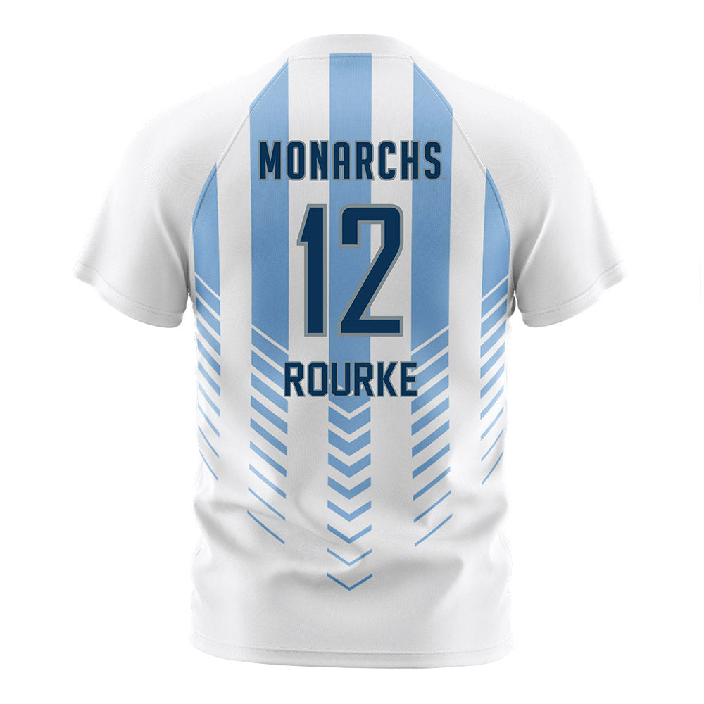 Old Dominion - NCAA Men's Soccer : Lewis Rourke - White Soccer Jersey-1