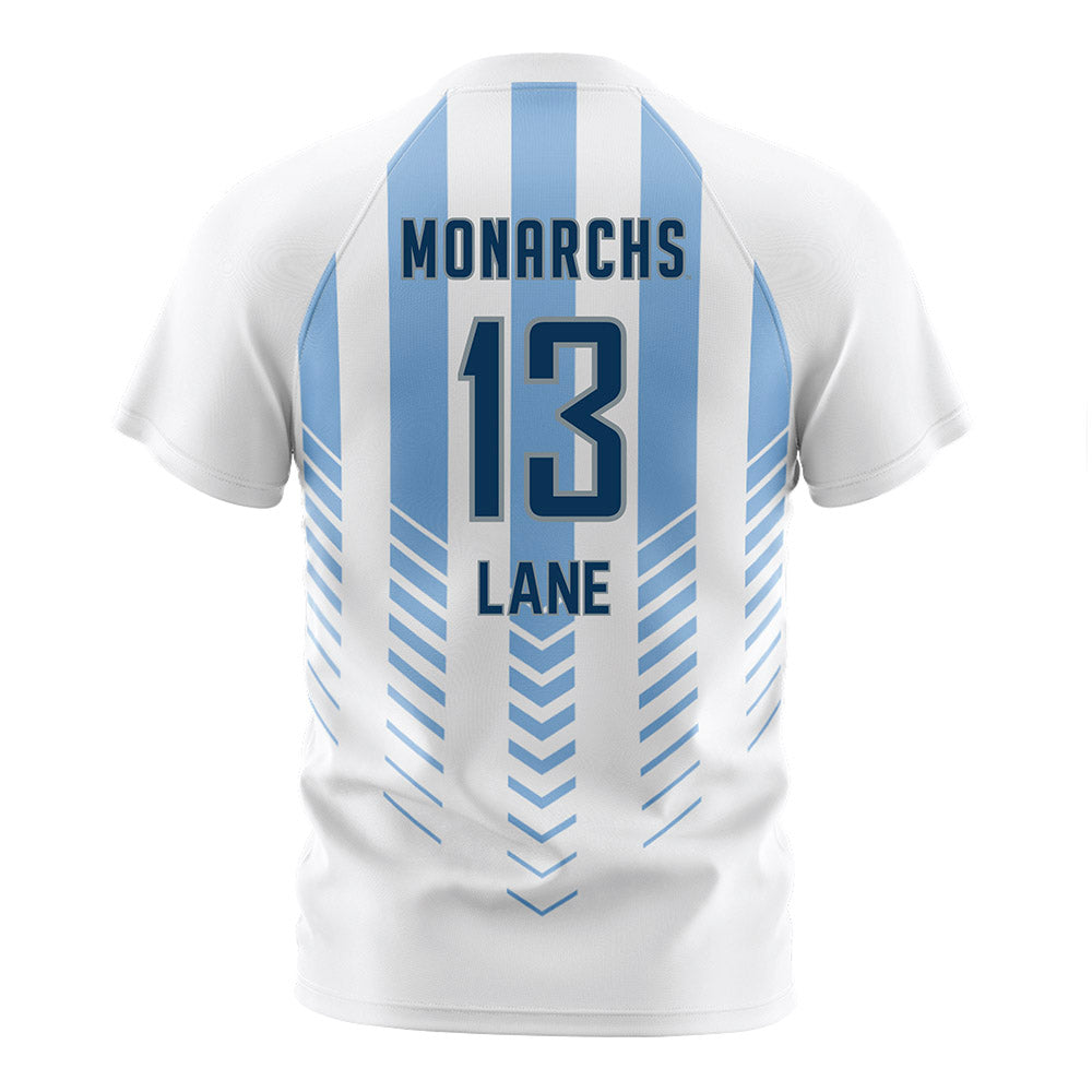 Old Dominion - NCAA Men's Soccer : Jake Lane - White Soccer Jersey-1
