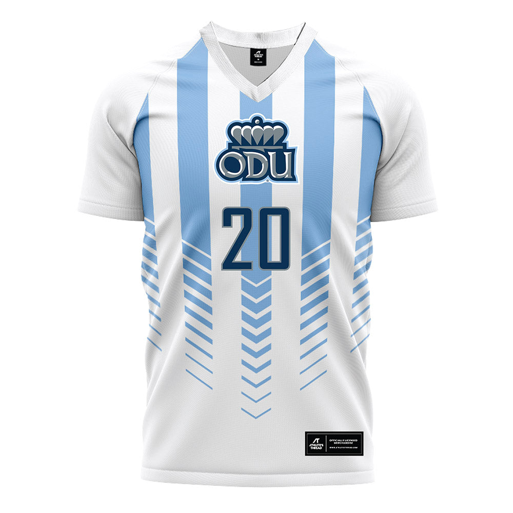 Old Dominion - NCAA Men's Soccer : Alessandro Maldonado - White Soccer Jersey-0