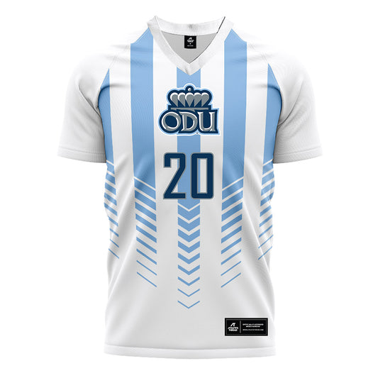 Old Dominion - NCAA Men's Soccer : Alessandro Maldonado - White Soccer Jersey-0
