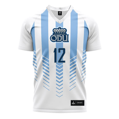 Old Dominion - NCAA Men's Soccer : Lewis Rourke - White Soccer Jersey-0