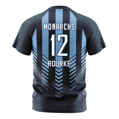 Old Dominion - NCAA Men's Soccer : Lewis Rourke - Navy Soccer Jersey-1