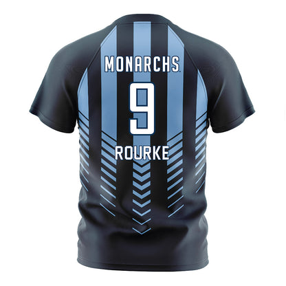 Old Dominion - NCAA Men's Soccer : Lewis Rourke - Navy Soccer Jersey-1