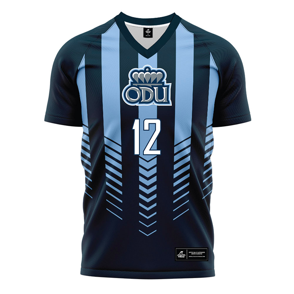 Old Dominion - NCAA Men's Soccer : Lewis Rourke - Navy Soccer Jersey-0