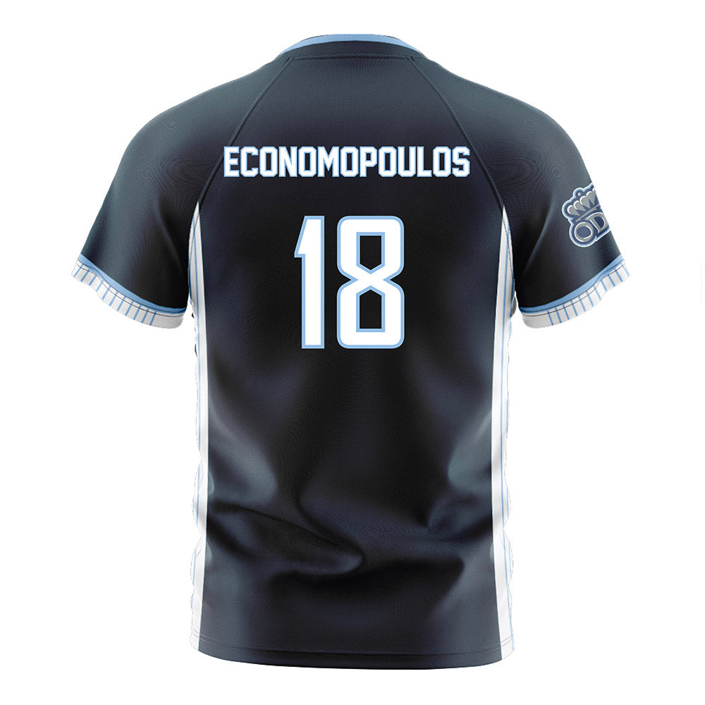 Old Dominion - NCAA Women's Soccer : Ashley Economopoulos - Navy Soccer Jersey-1
