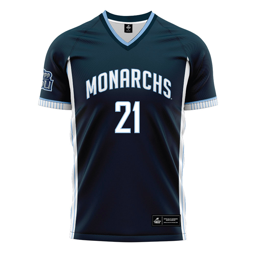 Old Dominion - NCAA Women's Soccer : Mia Serna - Navy Soccer Jersey-0