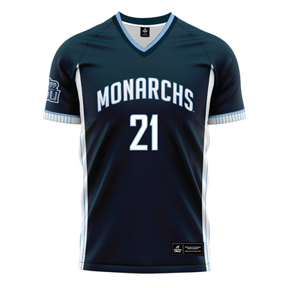 Old Dominion - NCAA Women's Soccer : Mia Serna - Navy Soccer Jersey-0