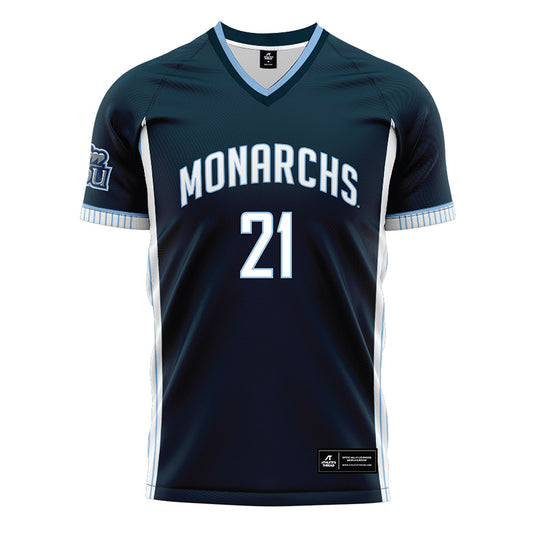 Old Dominion - NCAA Women's Soccer : Mia Serna - Navy Soccer Jersey-0