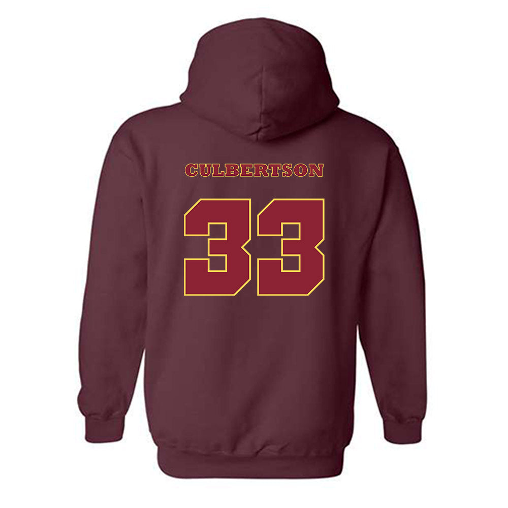  - NCAA Baseball : Kolby Culbertson - Replica Shersey Hooded Sweatshirt-1