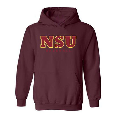 NSU - NCAA Baseball : Casey Lamb - Replica Shersey Hooded Sweatshirt-0