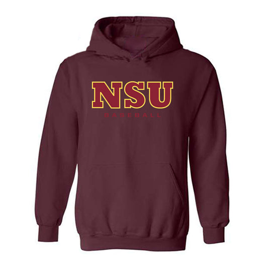 NSU - NCAA Baseball : Gavin Quade - Replica Shersey Hooded Sweatshirt-0