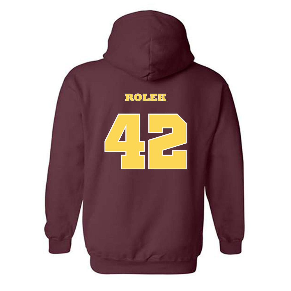 NSU - NCAA Softball : Grace Rolek - Replica Shersey Hooded Sweatshirt-1