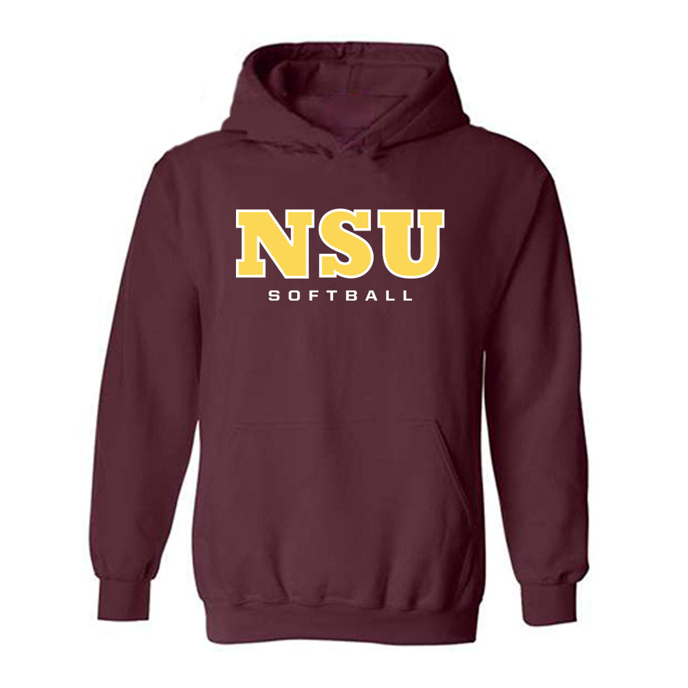 NSU - NCAA Softball : Morgan Merchlewitz - Replica Shersey Hooded Sweatshirt-0