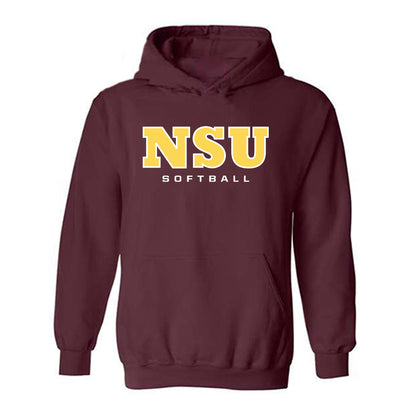 NSU - NCAA Softball : Morgan Merchlewitz - Replica Shersey Hooded Sweatshirt-0