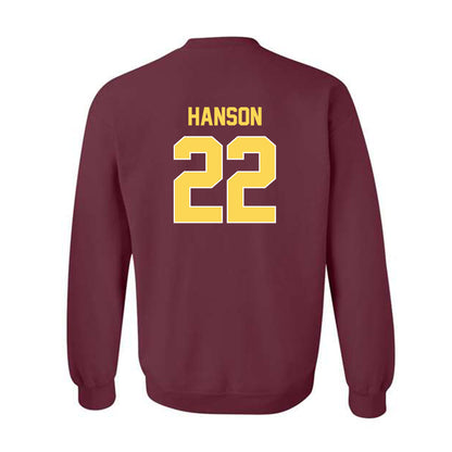 NSU - NCAA Women's Basketball : Ava Hanson - Replica Shersey Crewneck Sweatshirt-1