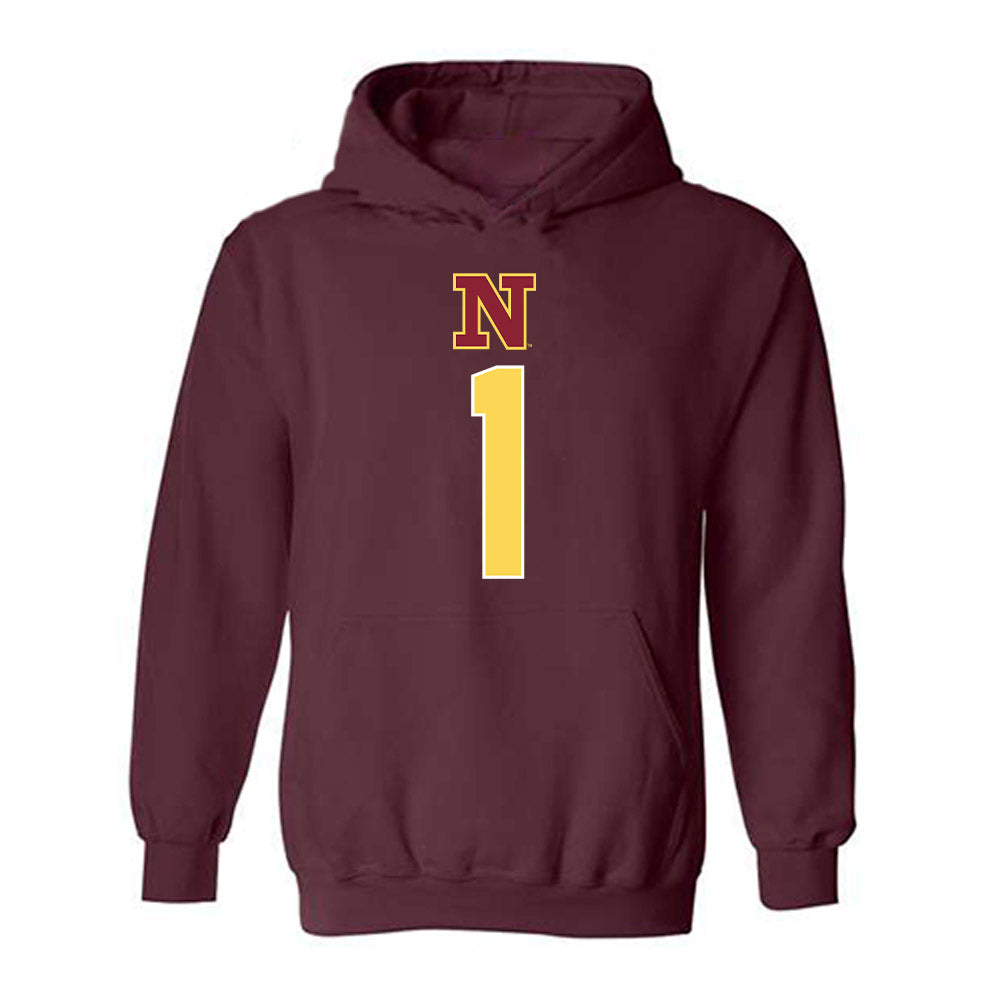 NSU - NCAA Women's Basketball : Reagan Rus - Replica Shersey Hooded Sweatshirt-0
