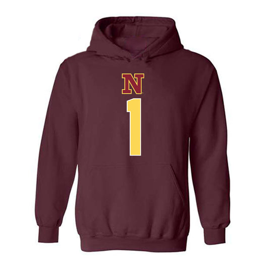 NSU - NCAA Women's Basketball : Reagan Rus - Replica Shersey Hooded Sweatshirt-0