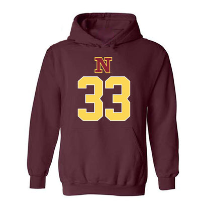 NSU - NCAA Women's Basketball : Brooke Jensen - Replica Shersey Hooded Sweatshirt-0
