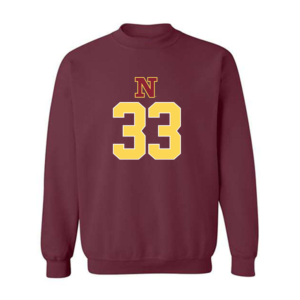 NSU - NCAA Women's Basketball : Brooke Jensen - Replica Shersey Crewneck Sweatshirt-0
